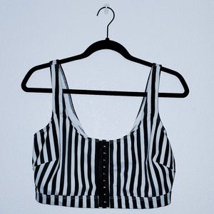 Asos Striped Swim Top